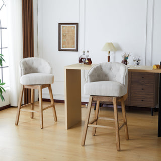 360 Degree Rotation Swivel Counter Stools (Set of 2)