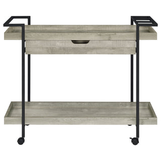 Begonia - 1 Drawer Cart - Driftwood