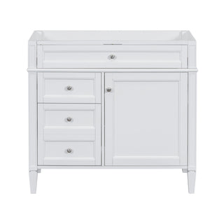 Bathroom Vanity With 2 Drawers And Tip-Out Drawer, Storage Cabinet