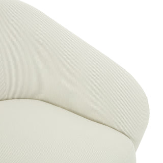 Modern Swivel Accent Chair With Ergonomic Barrel Design
