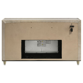 Mika - 8 Drawer LED Fireplace Dresser
