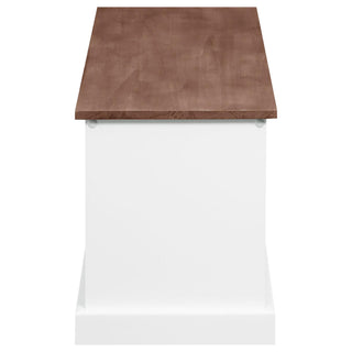 3 Drawer Storage Bench With Removable Baskets - Brown