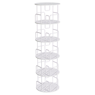 Rotating Bookshelf Tower 5 Tier Spinning 360 Degree Revolving Storage Shelf