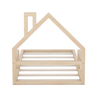 Floor Bed With House Shaped Headboard