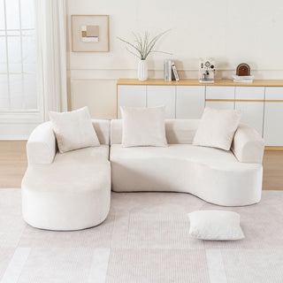 Modular Sectional Sofa With L Shape Chaise With Deep Seat