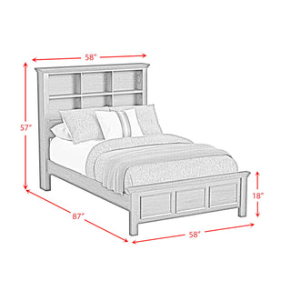 Hampton Kids - Bookcase Bedroom Set