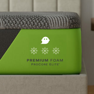 Premium - 14" Foam Mattress With Cooling Ghost Ice Cover And Copper Infused Memory Foam