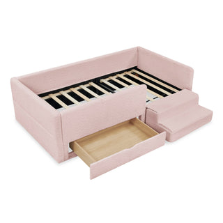 Safe Kids Bed With Guardrails And Storage