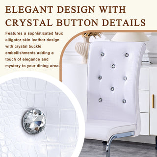 Elegant Design Upholstered Dining Chairs