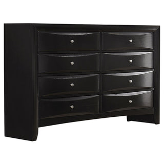 Palamino - 8 Drawer Dresser - Black