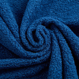 Modern Floor Sofa, With 2 Pillows, Convertible Teddy Fabric Foam Filled Bed