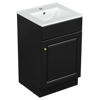 Bathroom Vanity With Sink, Cabinet With Adjustable Shelf