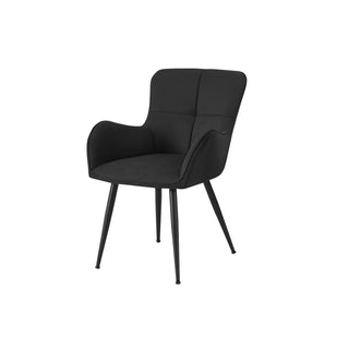 Dining Chair For Kitchen (Set of 2) - Black
