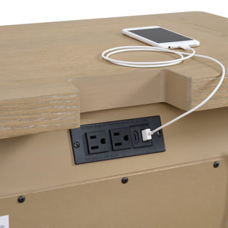 3 Drawer Nightstand - Tan
