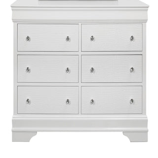 Shaker - 5 Pieces Bedroom Set With Crystal Inspired Tufted Headboard And LED Lighting