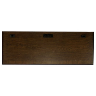 Stigham - 5 Drawer Credenza Office Desk - Oak
