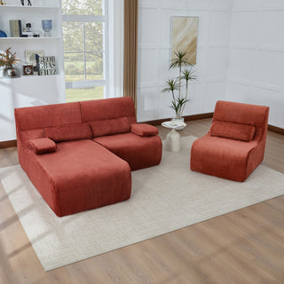 Oversized Sectional Sofa, Living Room Seating With Modular Design