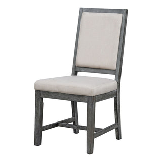 Dining Set & Extendable Round Table And 4 Upholstered Chairs