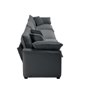 Elegant Oversized Sectional Sofa Set With Deep Seats And Flexible Layout