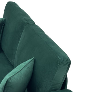 3 Seater Sofa With Pocket Coils And Foam Cushion, Removable Seat