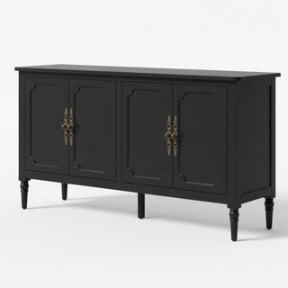 Vintage Buffet Cabinet With Adjustable Shelves