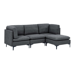 Upholstered Modular Sectional & Tall Legs