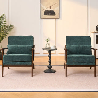 Living Room Chair With Lumbar Pillow