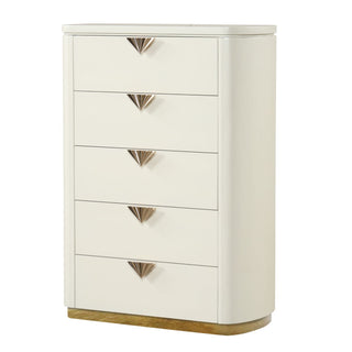 La Pierre - 5 Drawer Chest - Beige