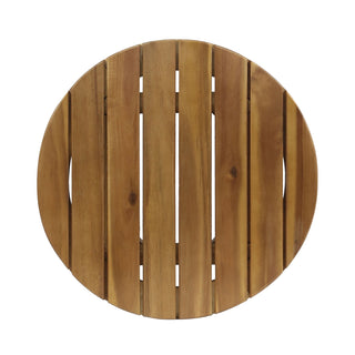 Outdoor Acacia Wood Side Table With Weather Resistance