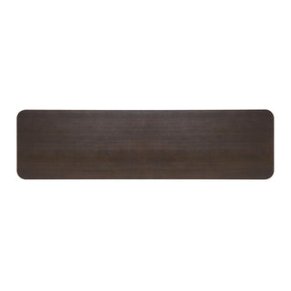 Console Table With Open Arch Cutouts For Living Room Hallway - Espresso