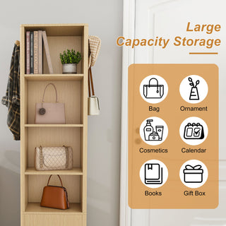 360° Rotating Makeup Cabinet With Full Length Mirror