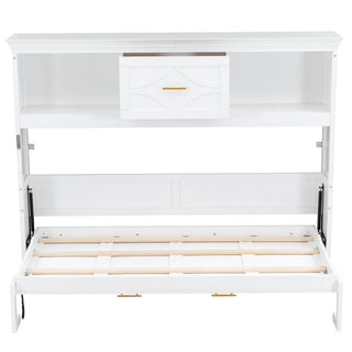 Murphy Bed With Charging Station And Drawer