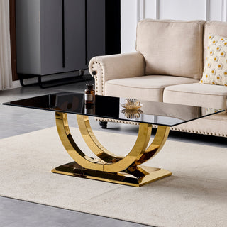 Rectangular Coffee Table With Base