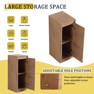 Soft Close Door Freestanding Bathroom Vanity With Sink, 1 Small Storage Cabinet