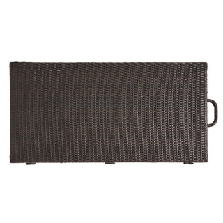 Blake - Wicker Cushion Box - Brown Multi