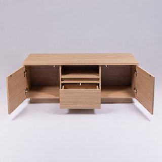 TV Stand For TVs Up To 50" With 1 Drawer And 2 Doors - Walnut