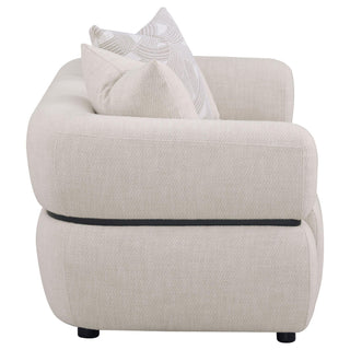 Ramsay - Round Arm Loveseat - Beige