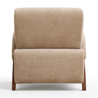 Lounge Accent Chair For Living Room - Beige Coffee