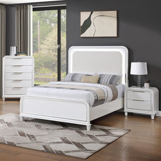 Bedroom Chest With 5 Drawers Storage Furniture - White