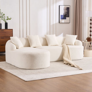 Combined Sofa With 4 Pillows