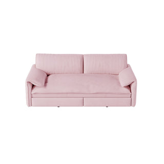 Queen Pull Out Sofa Bed With Side Storage