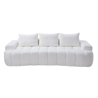 Extra Large Curved Front Compressed Sectional Sofa