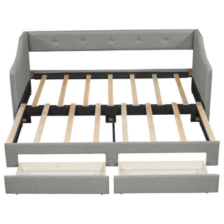 Upholstered Daybed With 2 Drawers