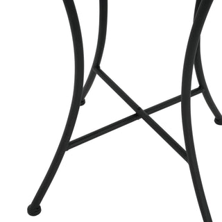 Lambert - Outdoor Chat Set - Black / Red