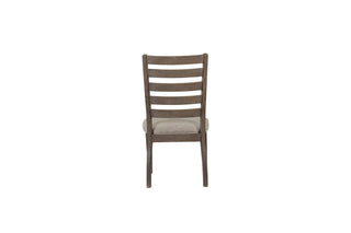 Side Dining Chair With Ladder Back (Set of 2) - Gray