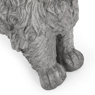 Cocker Spaniel Dog Statue - Gray