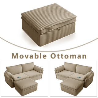 2 In 1 Convertible Sofa Bed, Multi Functional Living Room Furniture