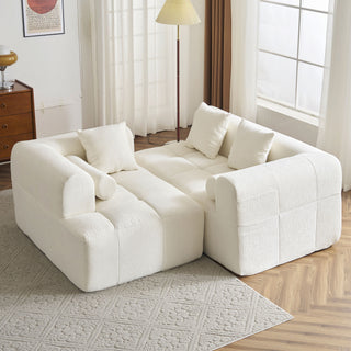 Sectional Free Combined Sofa With 2 Side Pockets