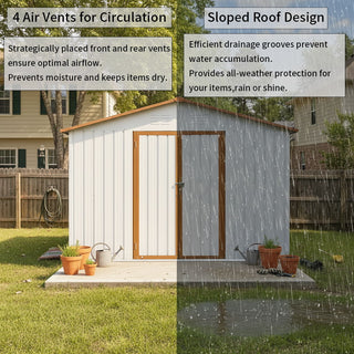 10' x 12' Garden Sheds Outdoor Storage Sheds