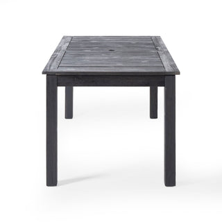Outdoor Expandable Dining Table With Square Legs